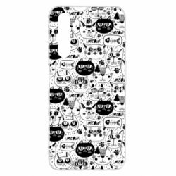 Чохол для Realme 6 Pro Коти патерн - PrintSalon