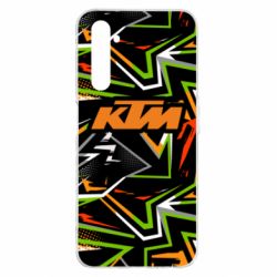 Чохол для Realme 6 Pro KTM orange logo - PrintSalon