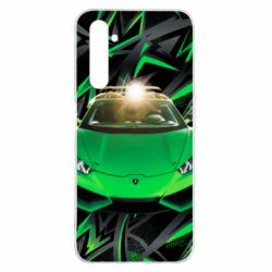 Чехол для Realme 6 Pro Lamborghini Huracan - PrintSalon