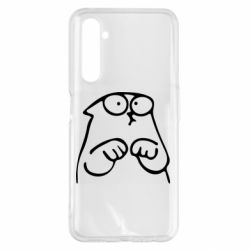 Чехол для Realme 6 Pro Милый Кот Саймона - PrintSalon