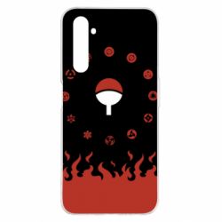 Чехол для Realme 6 Pro Naruto Sasuke Uchiha Sharingan - PrintSalon