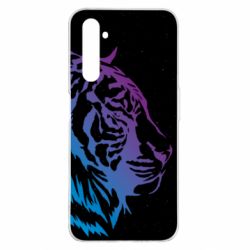 Чохол для Realme 6 Pro Neon Tiger - PrintSalon