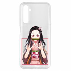 Чехол для Realme 6 Pro Nezuko - PrintSalon