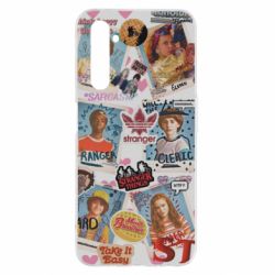 Чехол для Realme 6 Pro Очень странные дела. Стикеры - PrintSalon