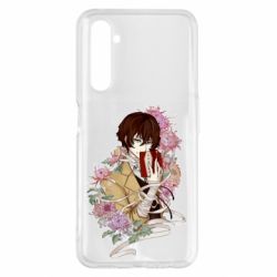 Чохол для Realme 6 Pro Osamu Dazai in flowers
