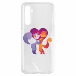 Чохол для Realme 6 Pro Парочка. Котики - PrintSalon