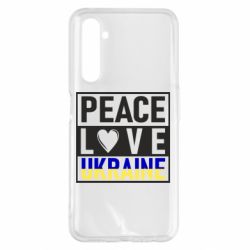 Чехол для Realme 6 Pro PEACE LOVE UKRAINE - PrintSalon