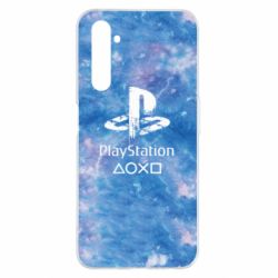 Чохол для Realme 6 Pro Playstation on tai dai background - PrintSalon