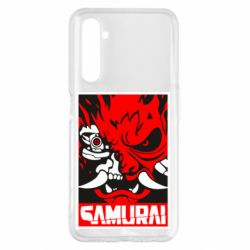 Чехол для Realme 6 Pro Poster samurai Cyberpunk