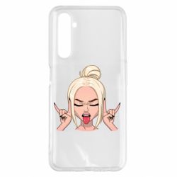 Чехол для Realme 6 Pro Punk Girl - PrintSalon