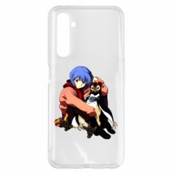 Чехол для Realme 6 Pro Rei Ayanami and Pen Pen - PrintSalon