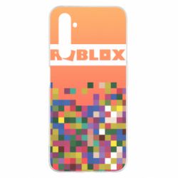 Чехол для Realme 6 Pro Roblox and squares - PrintSalon