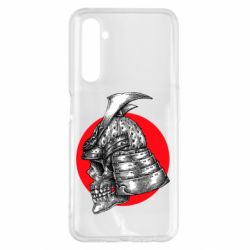 Чехол для Realme 6 Pro Samurai skull - PrintSalon