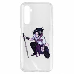 Чехол для Realme 6 Pro Sasuke with katana - PrintSalon