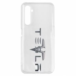 Чехол для Realme 6 Pro Tesla Car logo - PrintSalon