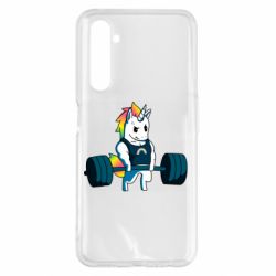 Чехол для Realme 6 Pro The unicorn is rocking - PrintSalon