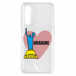Чехол для Realme 6 Pro Ukraine in heart - PrintSalon