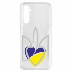 Чехол для Realme 6 Pro Ukrainian heart - PrintSalon