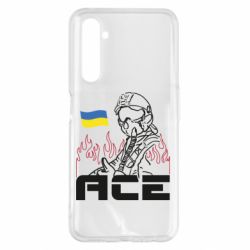 Чехол для Realme 6 Pro Украинский летчик - PrintSalon