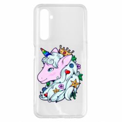 Чехол для Realme 6 Pro Unicorn Princess - PrintSalon