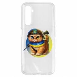 Чехол для Realme 6 Pro Военный котик - PrintSalon