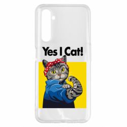Чехол для Realme 6 Pro Yes I Cat - PrintSalon