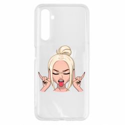 Чехол для Realme 6 Punk Girl - PrintSalon