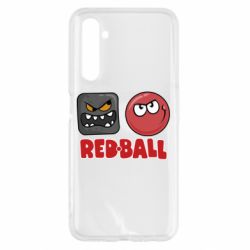 Чохол для Realme 6 Red ball 4 - PrintSalon