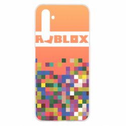 Чехол для Realme 6 Roblox and squares - PrintSalon