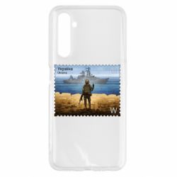 Чехол для Realme 6 русский корабль иди на@ - PrintSalon