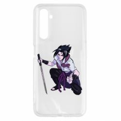 Чехол для Realme 6 Sasuke with katana - PrintSalon