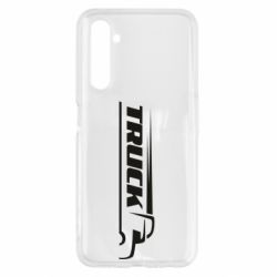 Чехол для Realme 6 Truck simple art - PrintSalon