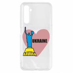 Чехол для Realme 6 Ukraine in heart - PrintSalon