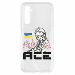 Чехол для Realme 6 Украинский летчик - PrintSalon