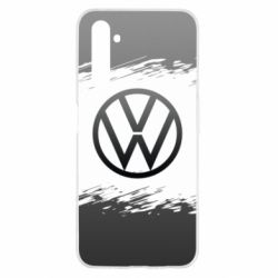 Чохол для Realme 6 Volkswagen logo and grunge - PrintSalon