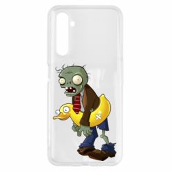 Чехол для Realme 6 Zombie with a duck - PrintSalon