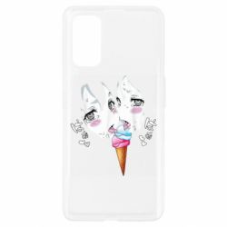 Чехол для Realme 7 Pro Ahegao girl eating ice cream - PrintSalon
