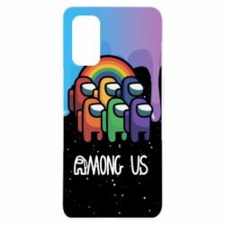 Чехол для Realme 7 Pro Among Us art paints - PrintSalon