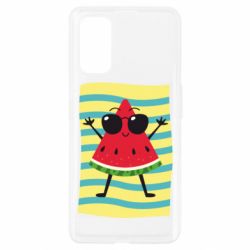 Чехол для Realme 7 Pro Арбуз на пляже - PrintSalon