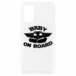 Чехол для Realme 7 Pro Baby on board yoda - PrintSalon