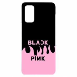 Чехол для Realme 7 Pro Blackpink pink fire - PrintSalon