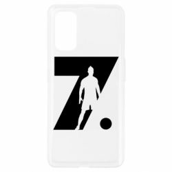 Чехол для Realme 7 Pro Cristiano Ronaldo Silhouette Art - PrintSalon