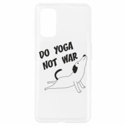 Чехол для Realme 7 Pro Do yoga not war - PrintSalon