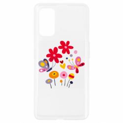 Чехол для Realme 7 Pro Flowers and Butterflies - PrintSalon