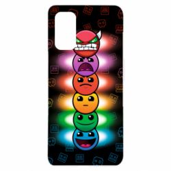 Чохол для Realme 7 Pro Geometry Dash Levels - PrintSalon