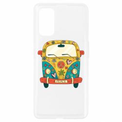 Чехол для Realme 7 Pro Hippie bus - PrintSalon