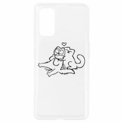 Чехол для Realme 7 Pro Кот Саймона Любовь - PrintSalon