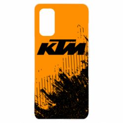 Чехол для Realme 7 Pro KTM and grunge background - PrintSalon