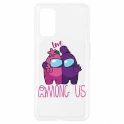 Чехол для Realme 7 Pro Love is Among Us - PrintSalon