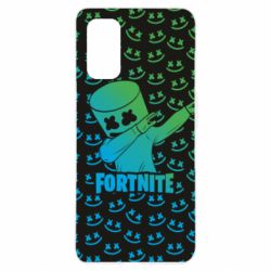 Чехол для Realme 7 Pro Marshmello Fortnite Dab Neon - PrintSalon
